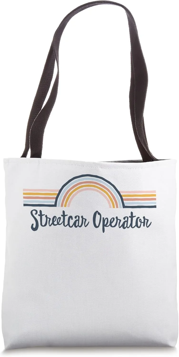 Streetcar Operator boho Rainbow, Matching Streetcar Operator Tote Bag