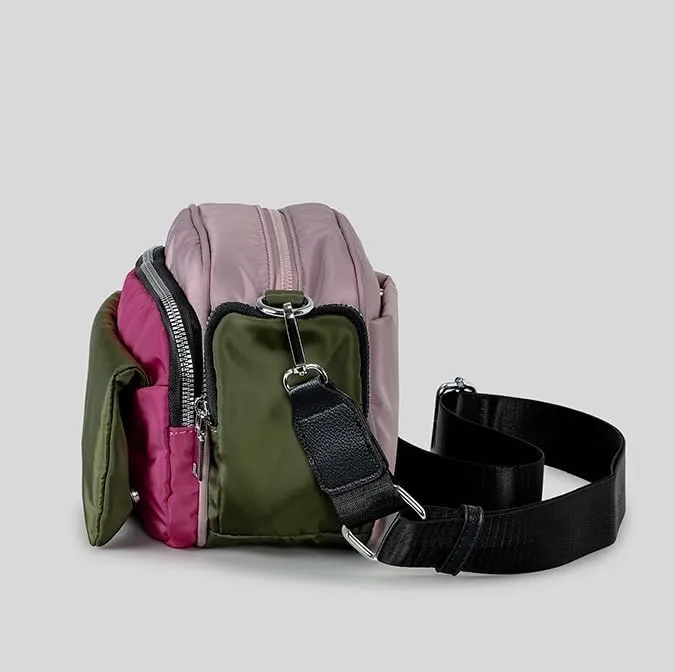 Stylish Nylon Crossbody Bag for Women Waterproof Shoulder Bag with Adjustable Wide Strap Camer Sports bag Purses 2025