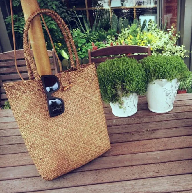 Stylish Summer Straw Tote Bag for Women