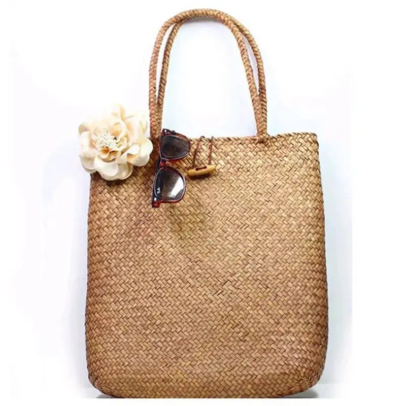 Stylish Summer Straw Tote Bag for Women