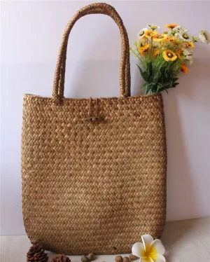 Stylish Summer Straw Tote Bag for Women