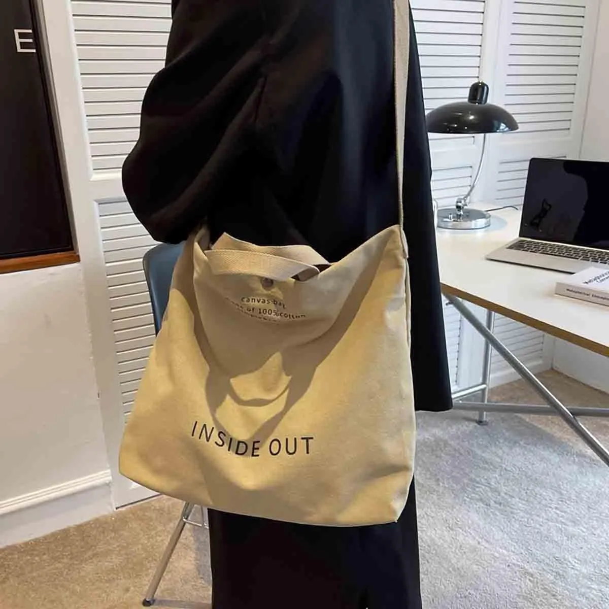 Sumleno Women Large Canvas Tote Handbags Casual Shoulder Work Bag Crossbody Top Handle Vintage Grunge Hobo Bag