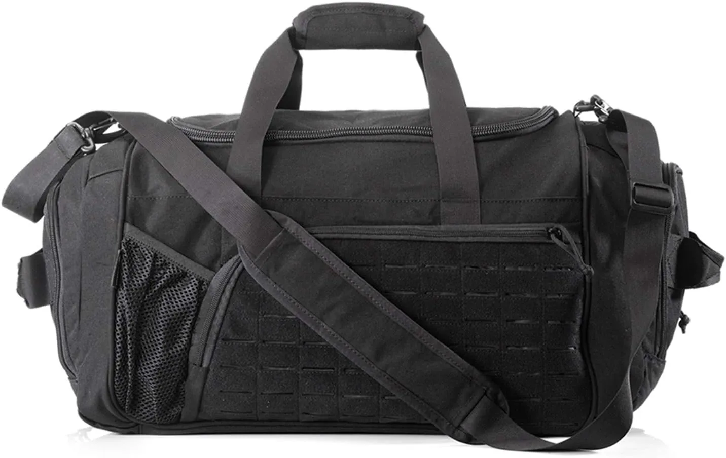 Tactical Duffel Bag Pro 1000D Nylon MOLLE Military Gear Pack BK