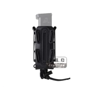 Tactical Molle Soft Shell 9mm Pistol Magazine Pouch Mag Carrier Tall