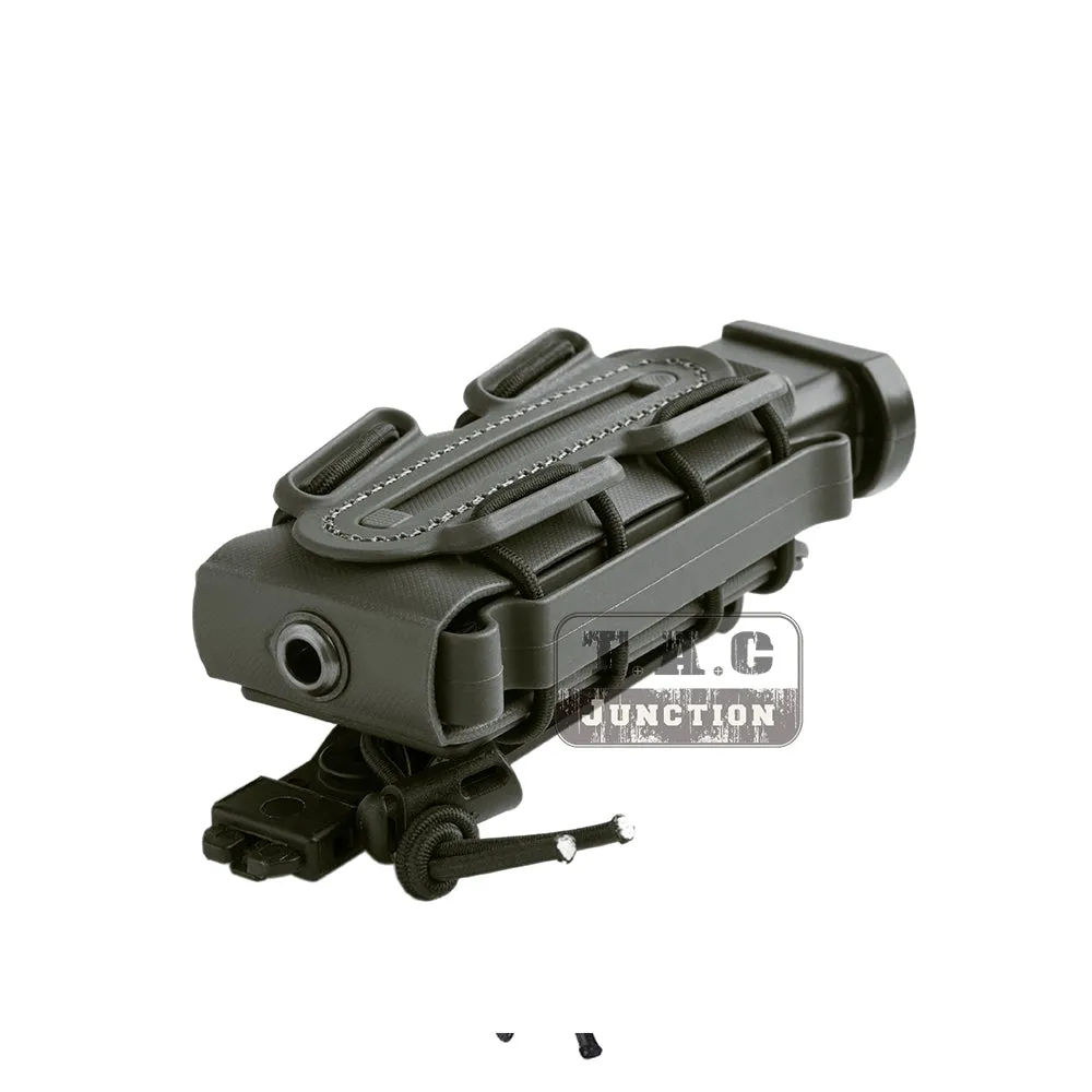 Tactical Molle Soft Shell 9mm Pistol Magazine Pouch Mag Carrier Tall