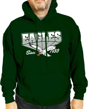 Team Fan Apparel NFL Adult Unisex Vintage Block Ultra Soft Fleece Hooded Sweatshirt, Officially Licensed Football Performance