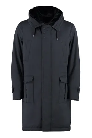 Technical fabric parka