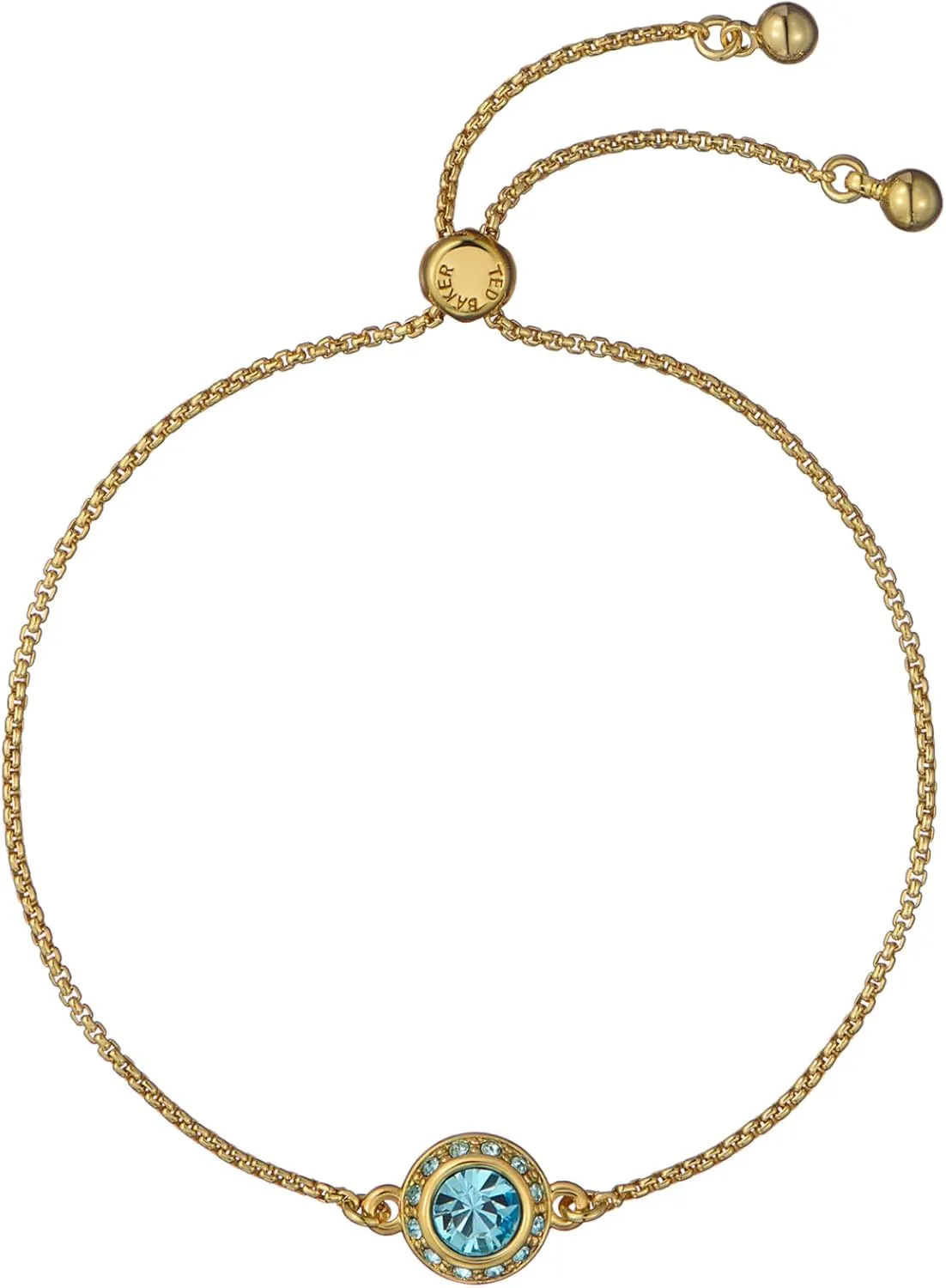 Ted Baker Soleta Solitaire Sparkle Crystal Adjustable Bracelet For Women