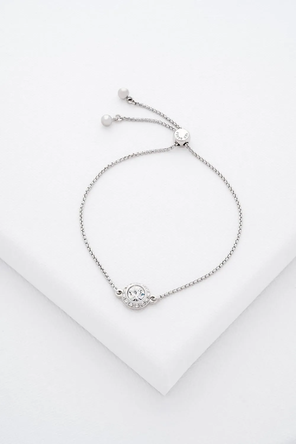Ted Baker Soleta Solitaire Sparkle Crystal Adjustable Bracelet For Women