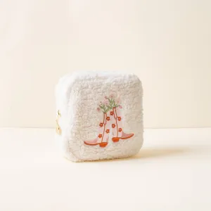 Teddy Pouch-Square Cowgirl Boots