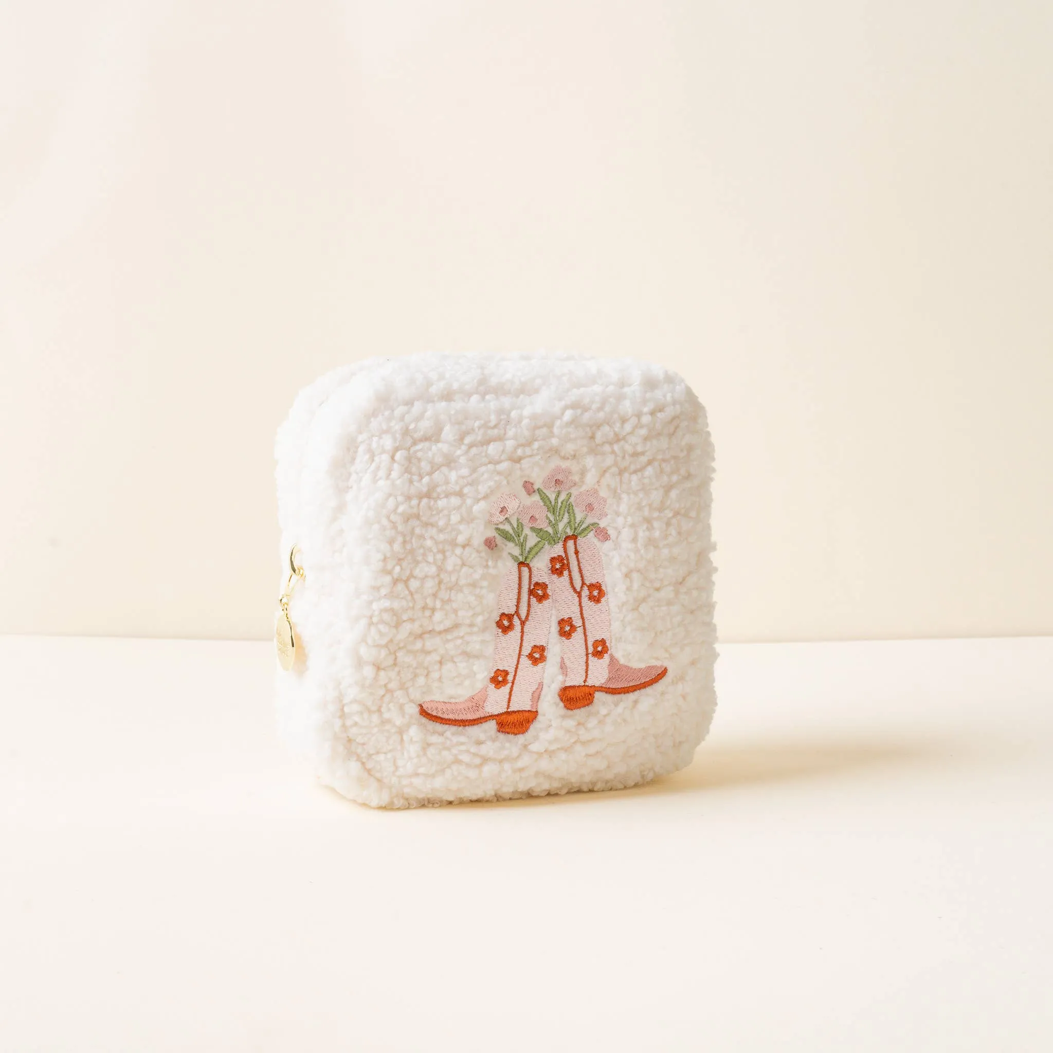 Teddy Pouch-Square Cowgirl Boots