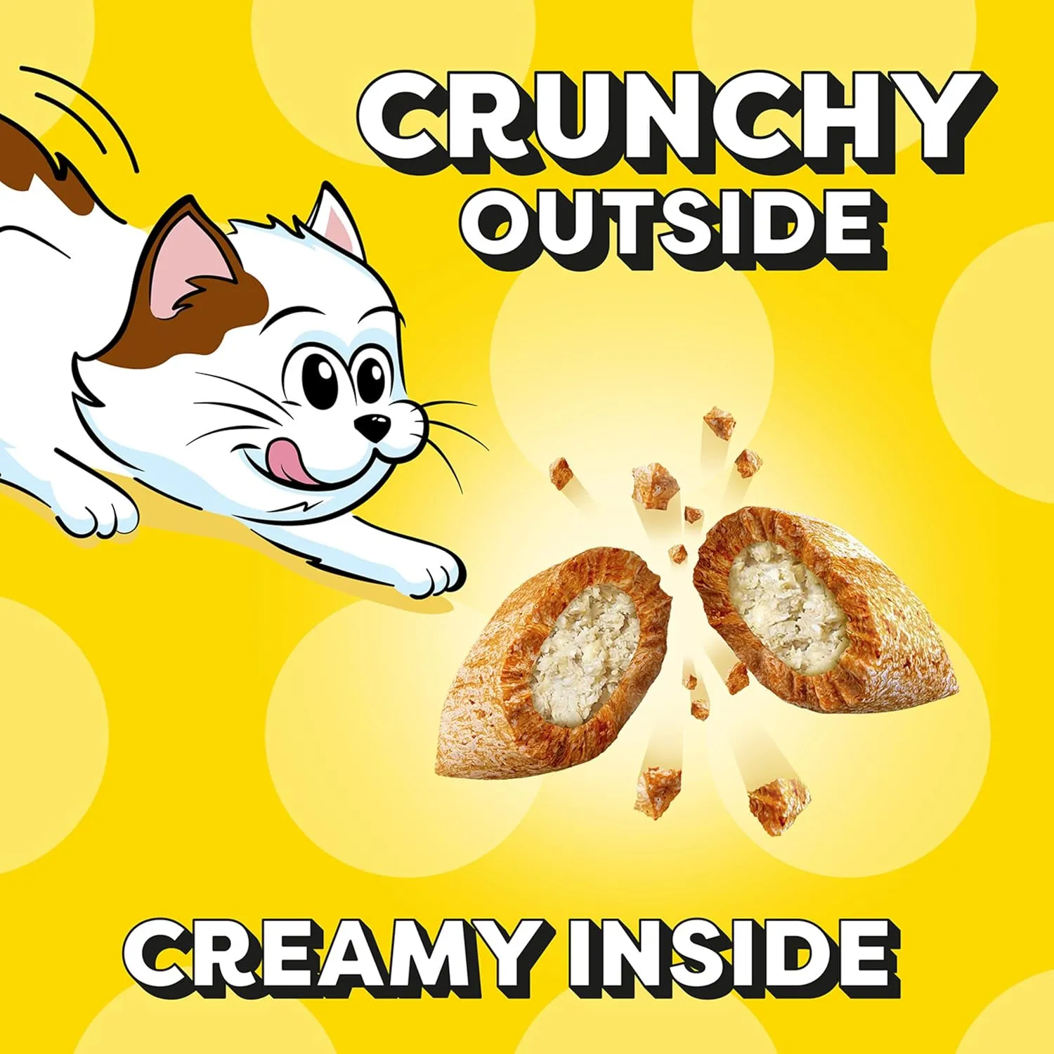 Temptations Kitten Crunchy and Soft Treats Chicken and Dairy Flavor, 3 oz. Pouch, (Pack of 12)