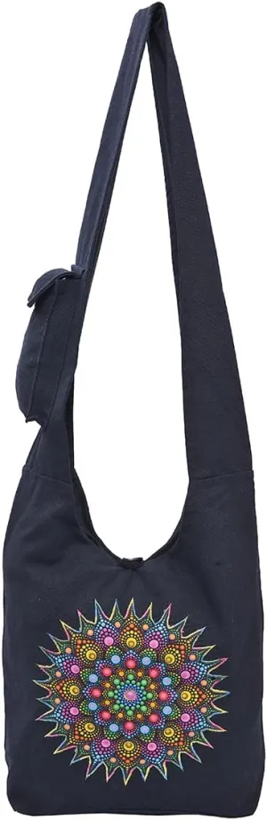 THE COLLECTION ROYAL Graphic Crossbody Bag for Women, Boho Purse, Boho Bag, Hippie Bag, Hippie Purse, Cloth Purse for Women