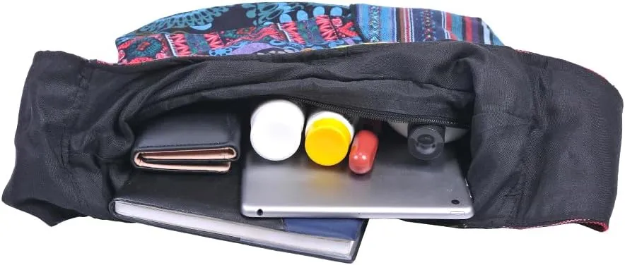 THE COLLECTION ROYAL Hobo Crossbody Bags for Women, Boho Purse, Boho Bag | Hippie Bag, Indie Tote Bag, Cloth Purse for Women