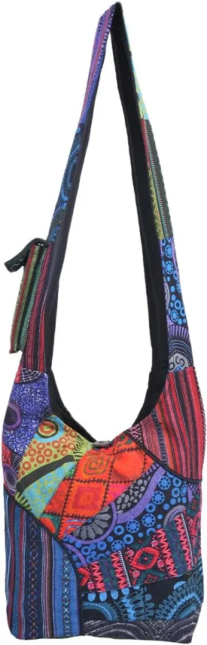 THE COLLECTION ROYAL Hobo Crossbody Bags for Women, Boho Purse, Boho Bag | Hippie Bag, Indie Tote Bag, Cloth Purse for Women