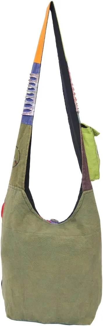 THE COLLECTION ROYAL Hobo Crossbody Bags for Women, Boho Purse, Boho Bag | Hippie Bag, Indie Tote Bag, Cloth Purse for Women