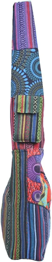 THE COLLECTION ROYAL Hobo Crossbody Bags for Women, Boho Purse, Boho Bag | Hippie Bag, Indie Tote Bag, Cloth Purse for Women