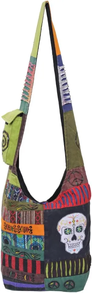 THE COLLECTION ROYAL Hobo Crossbody Bags for Women, Boho Purse, Boho Bag | Hippie Bag, Indie Tote Bag, Cloth Purse for Women