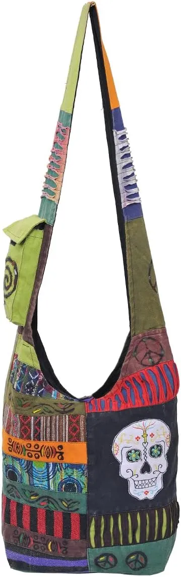 THE COLLECTION ROYAL Hobo Crossbody Bags for Women, Boho Purse, Boho Bag | Hippie Bag, Indie Tote Bag, Cloth Purse for Women