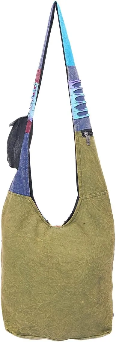 THE COLLECTION ROYAL Hobo Crossbody Bags for Women, Boho Purse, Boho Bag | Hippie Bag, Indie Tote Bag, Cloth Purse for Women