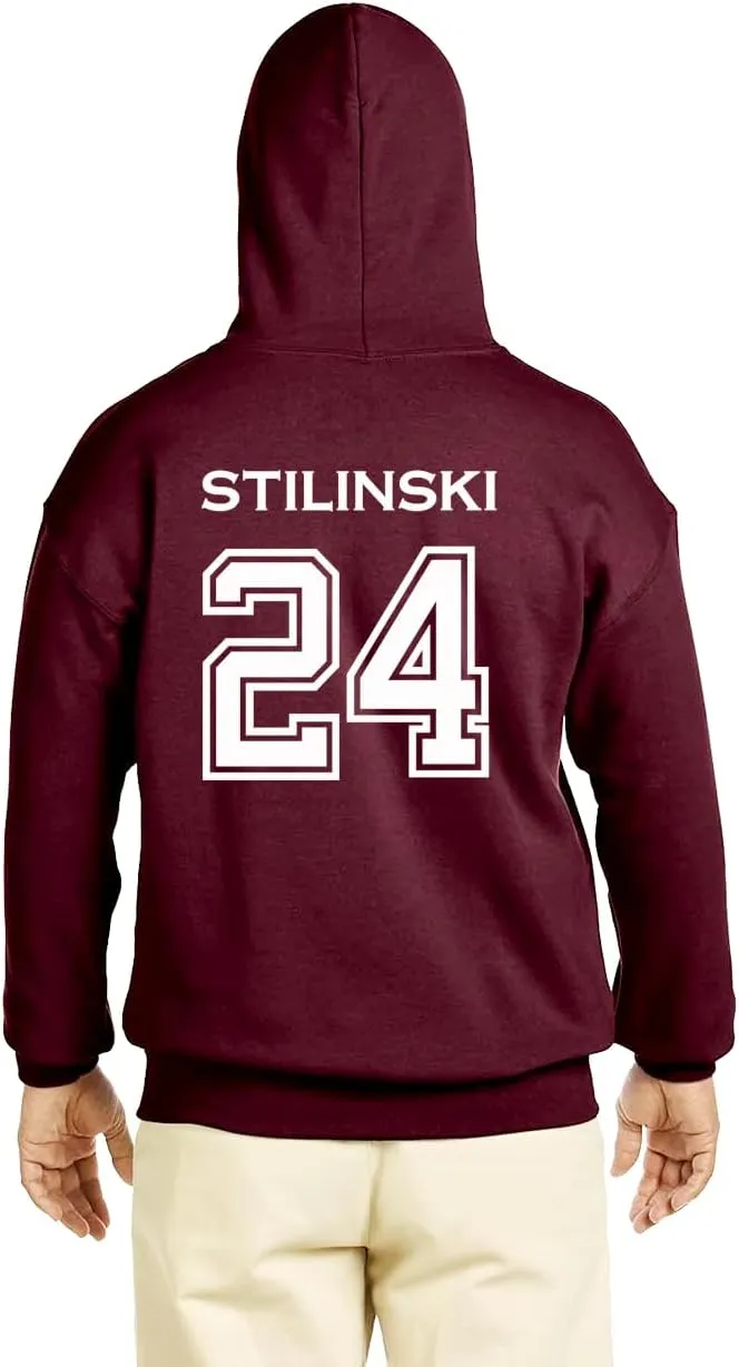 The Creating Studio Adult Retro Stilinski 24 Beacon Hills Lacrosse 2-Sided Hoodie