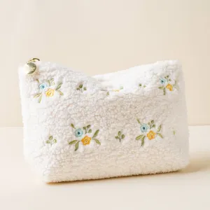 The Darling Effect - Teddy Pouch-Dainty Floral Blue   Yellow