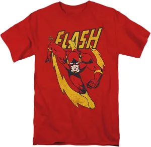 The Flash Lightning Trail Unisex Adult T Shirt for Men and Women