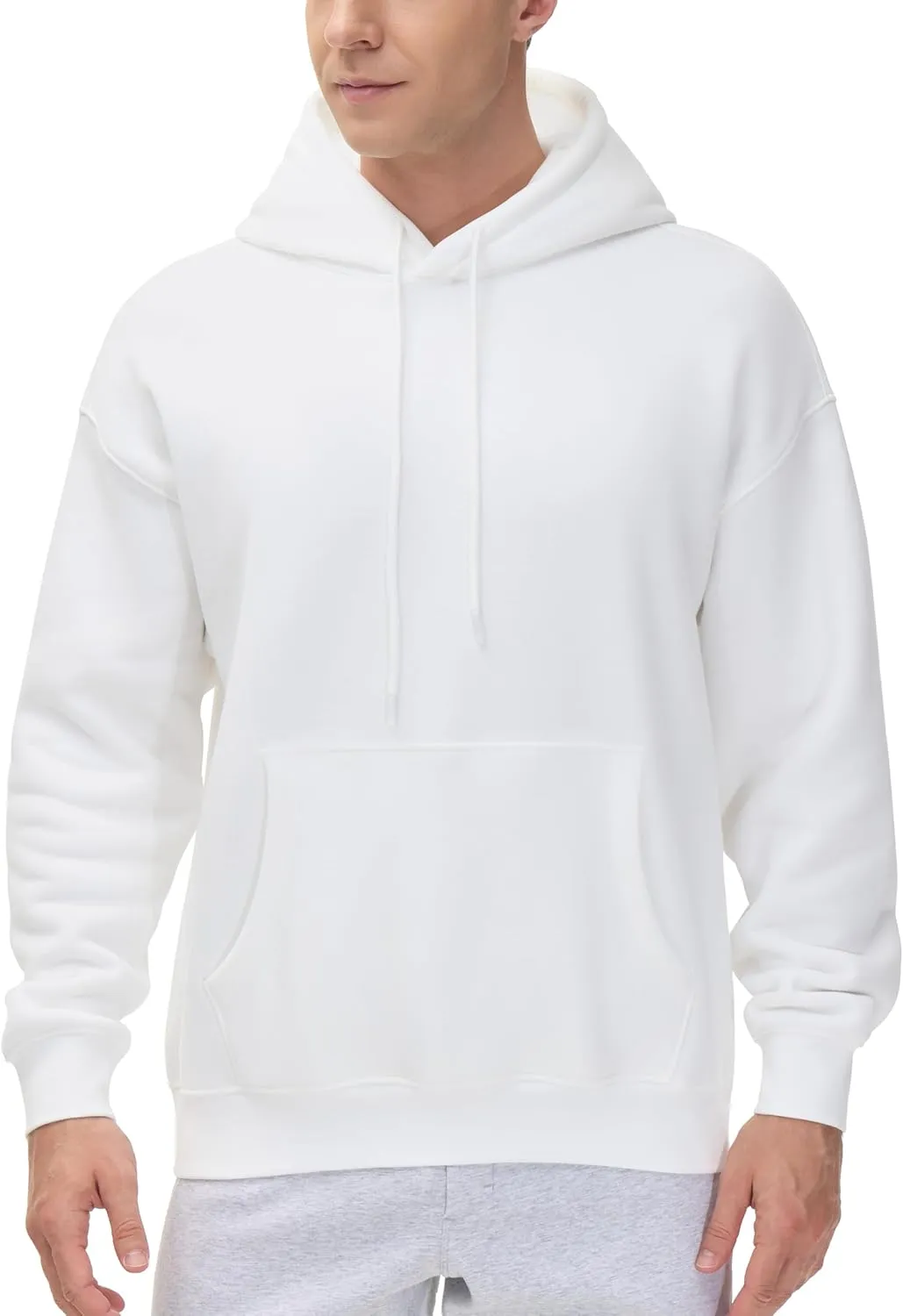 THE GYM PEOPLE Men's Loose Fit Pullover Hoodie Soft Lightweight Hooded Sweatshirt with Pockets