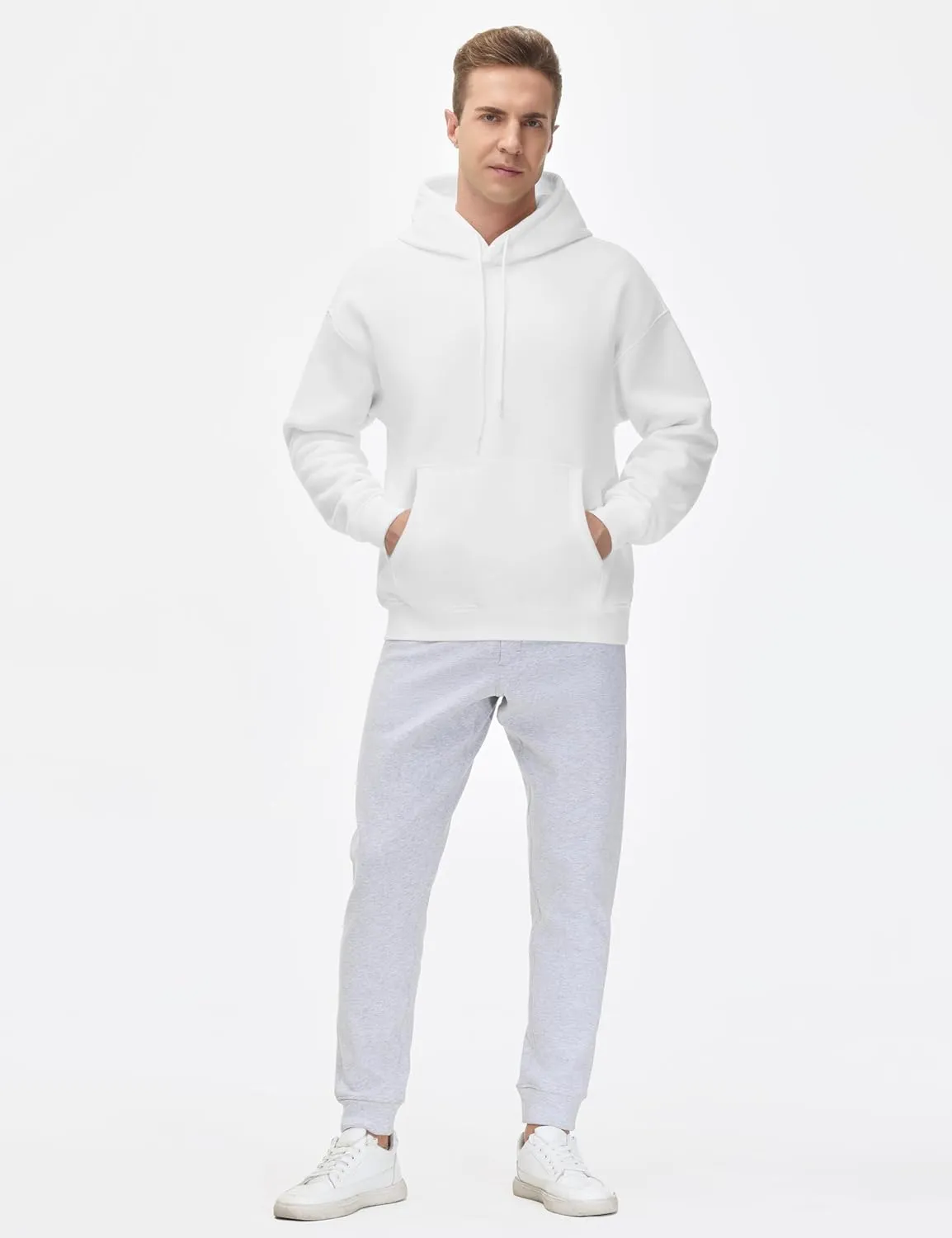 THE GYM PEOPLE Men's Loose Fit Pullover Hoodie Soft Lightweight Hooded Sweatshirt with Pockets