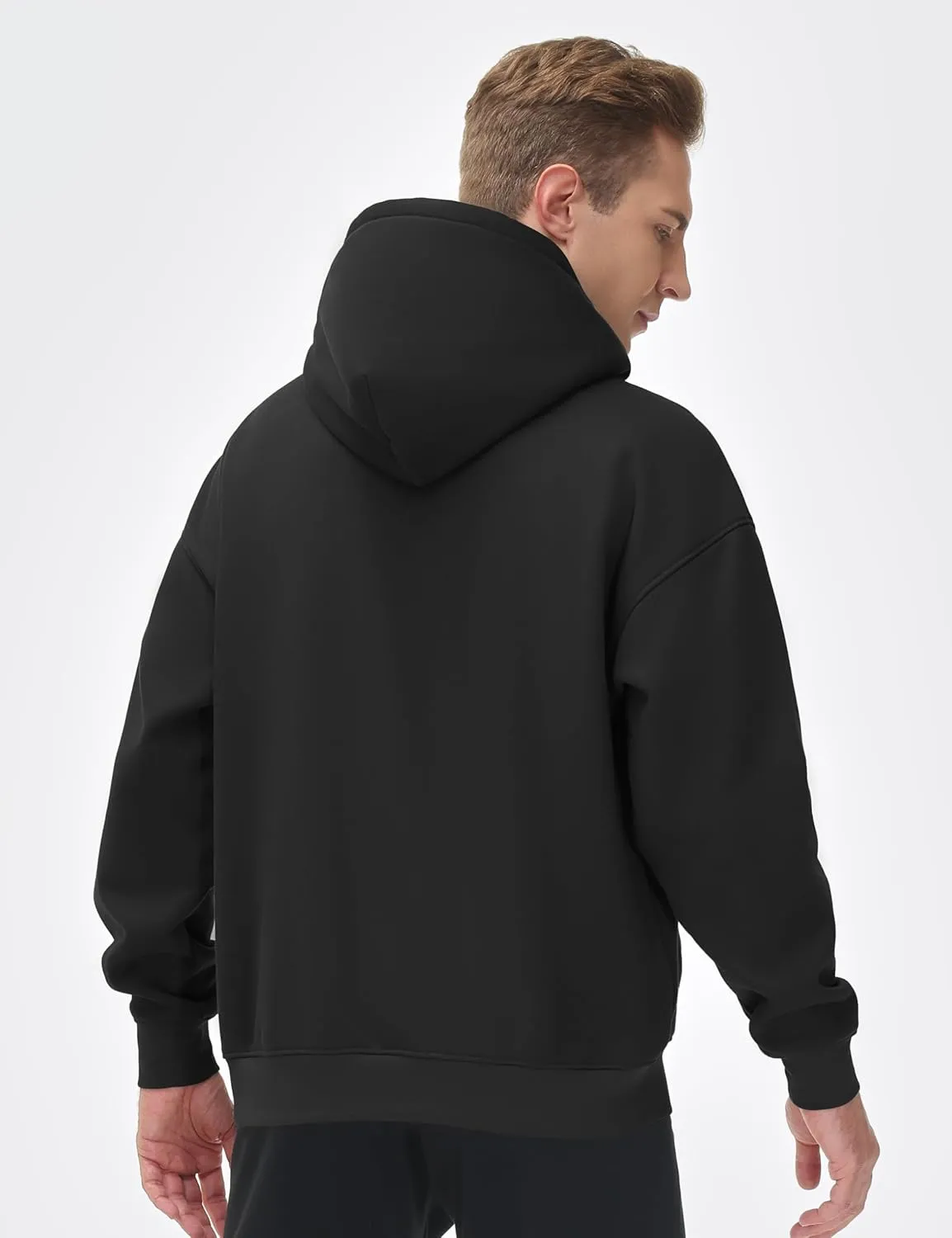 THE GYM PEOPLE Men's Loose Fit Pullover Hoodie Soft Lightweight Hooded Sweatshirt with Pockets