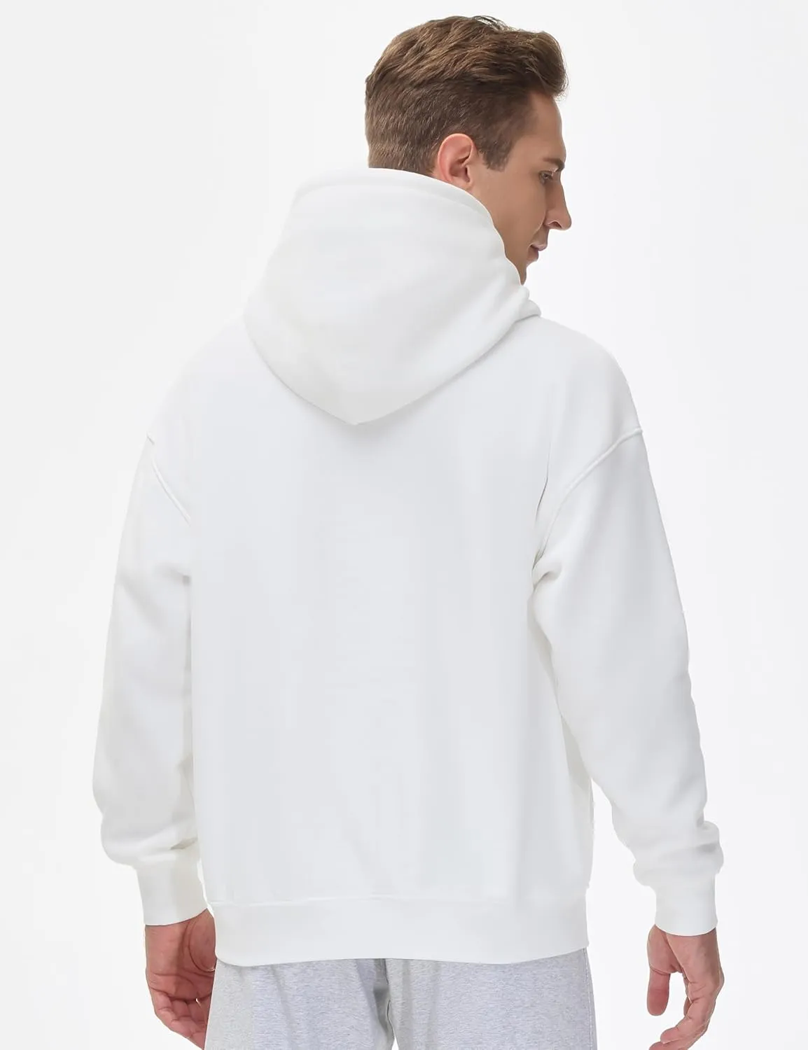 THE GYM PEOPLE Men's Loose Fit Pullover Hoodie Soft Lightweight Hooded Sweatshirt with Pockets
