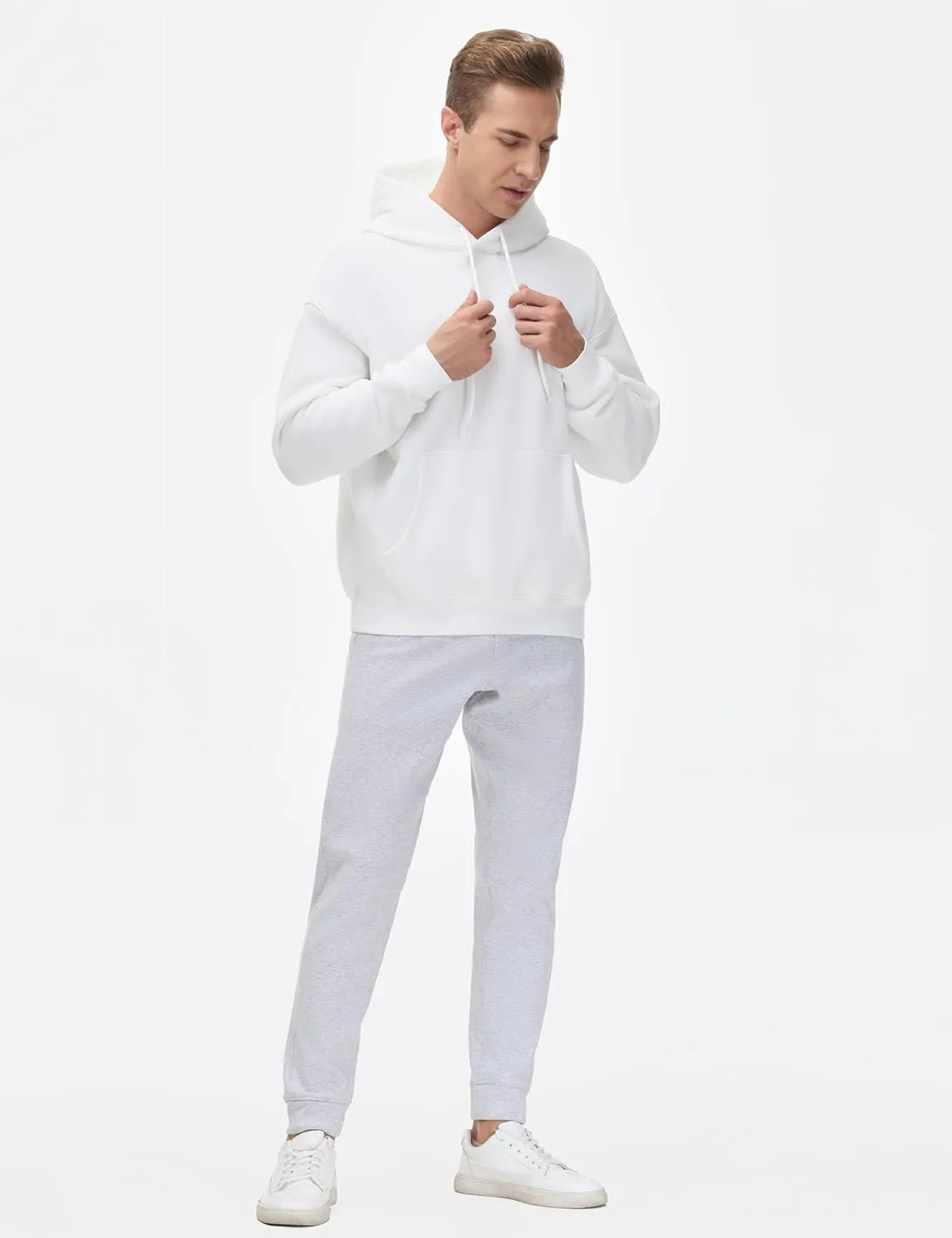 THE GYM PEOPLE Men's Loose Fit Pullover Hoodie Soft Lightweight Hooded Sweatshirt with Pockets