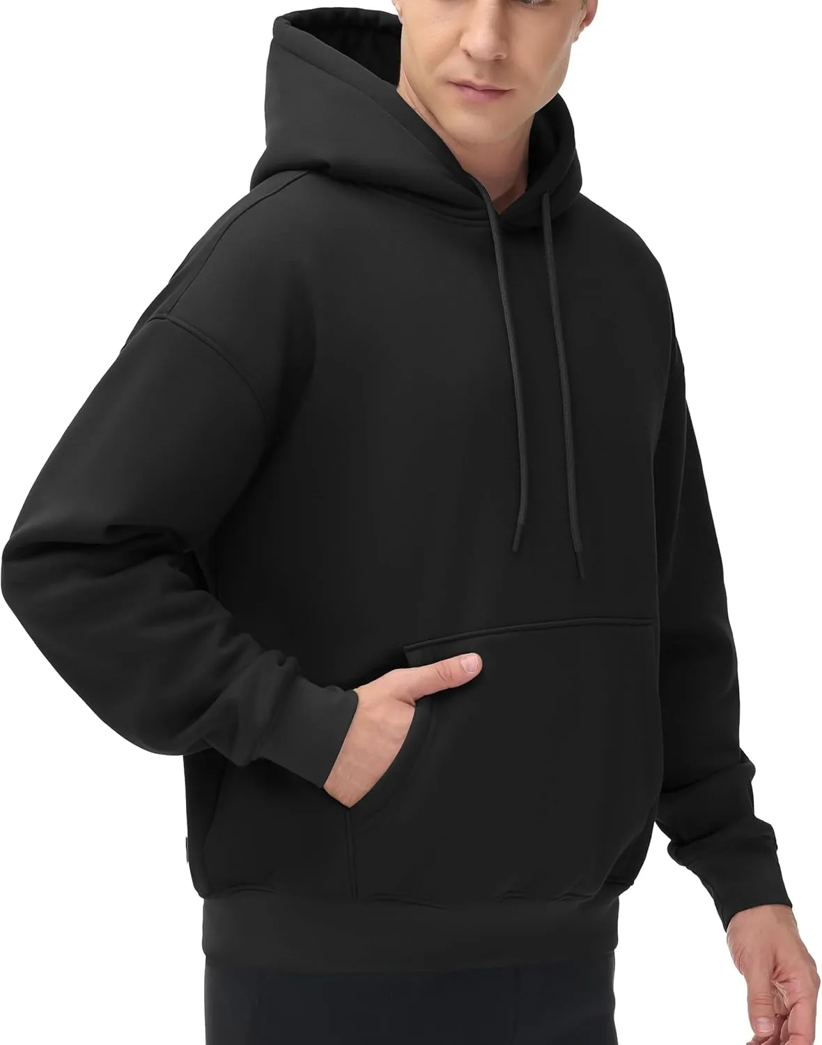 THE GYM PEOPLE Men's Loose Fit Pullover Hoodie Soft Lightweight Hooded Sweatshirt with Pockets