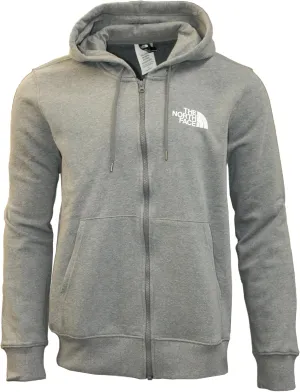 THE NORTH FACE Men's Full Zip Cotton Blend Hooded Sweatshirt,