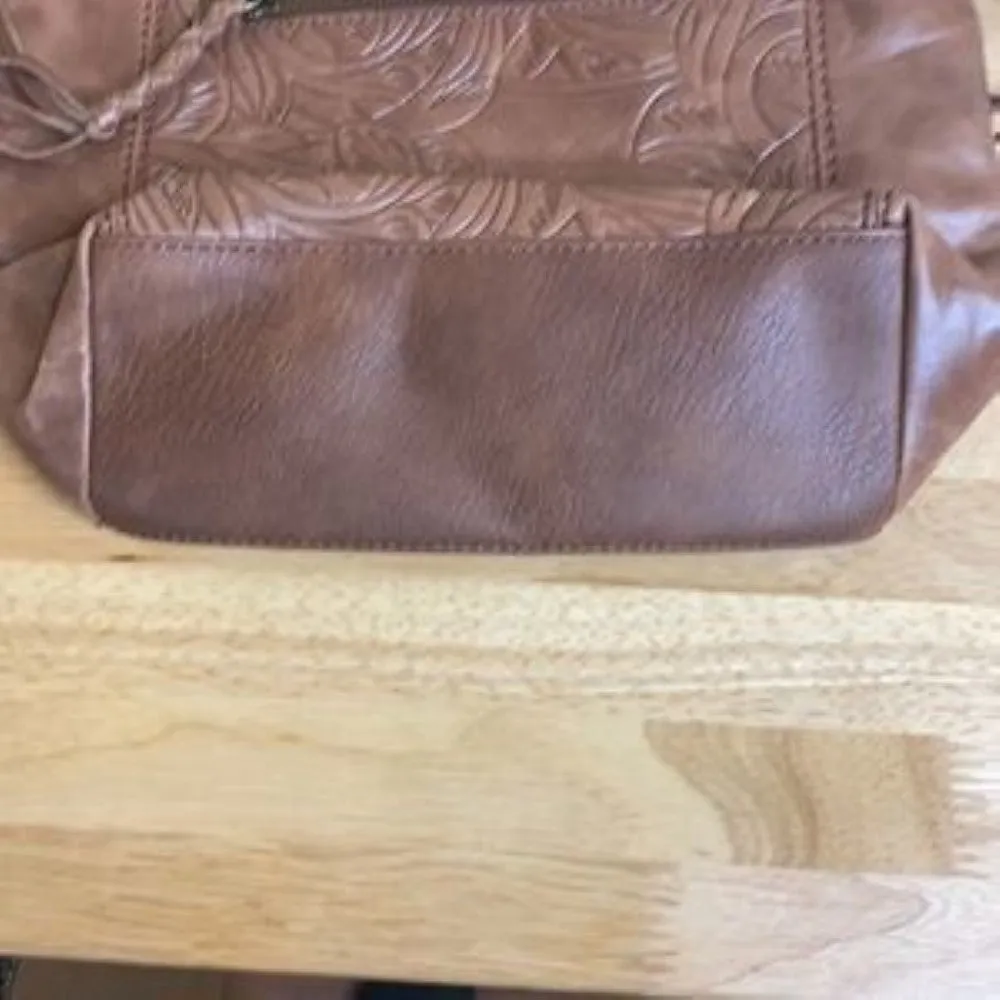 The Sak Women's Ashland Leather Crossbody Bag-Brown