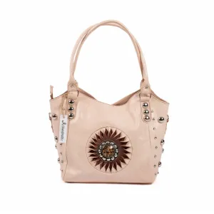 The Sun Leather Tote Bag - Natural