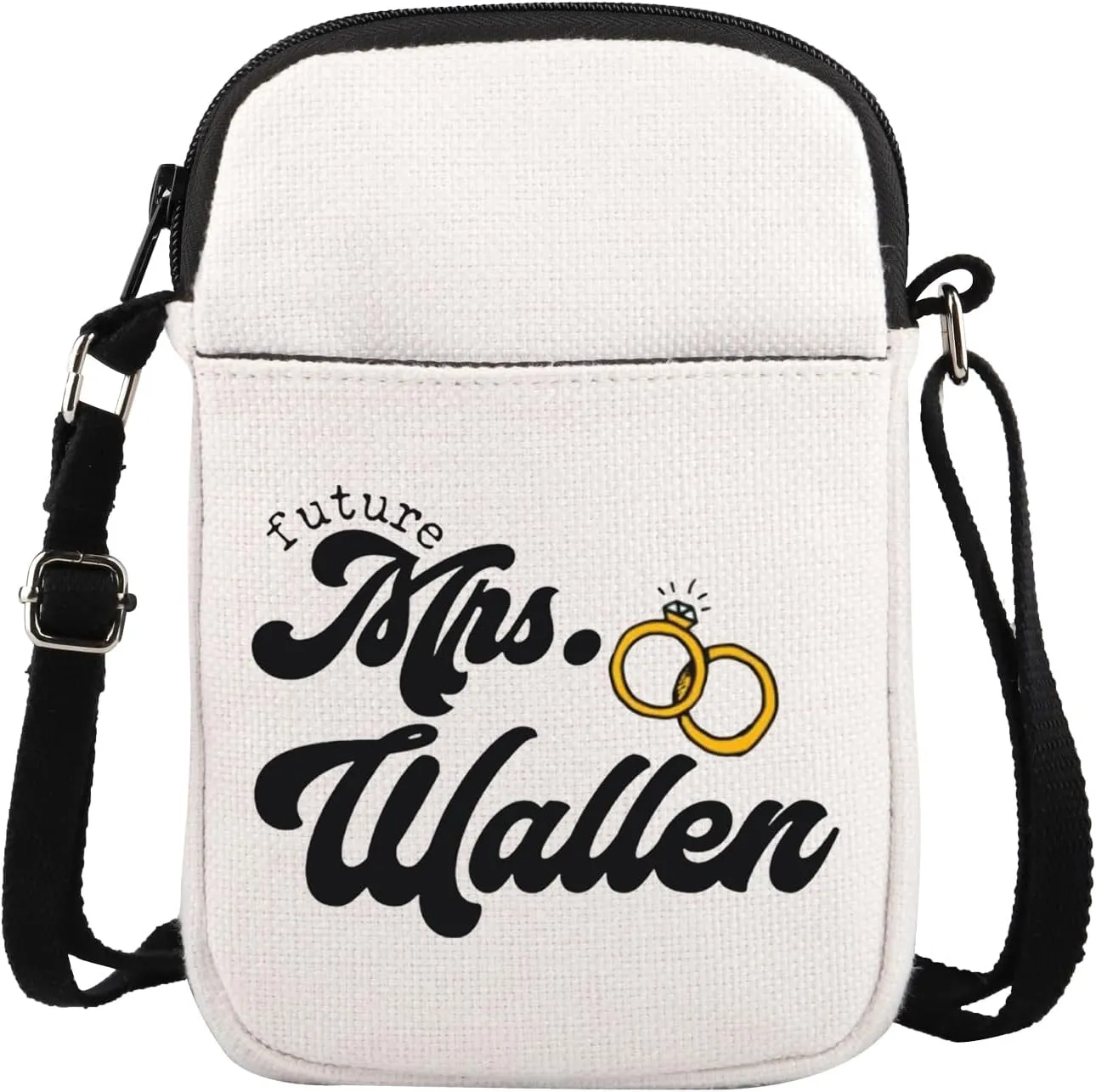 TOBGBE Future Mrs. Singer Gift Crossbody Bag Country Music Lover Gift Music Lover Gift Album Shoulder Bag