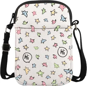 TOBGBE Hi Hi Leaves Crossbody Bag Heart Stopper Leaves Inspired Gift BL Love Gift Comics Lover Gift TV Show Merchandise