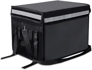 TooCust Insulated Bags For Food Delivery 16.5" x 11.4" x 11.8", Commercial Insulated Food Delivery Bag w/Divider, Waterproof & Foldable Catering Bag Food Deliveries, Delivery Pizza Bags 10 Inches