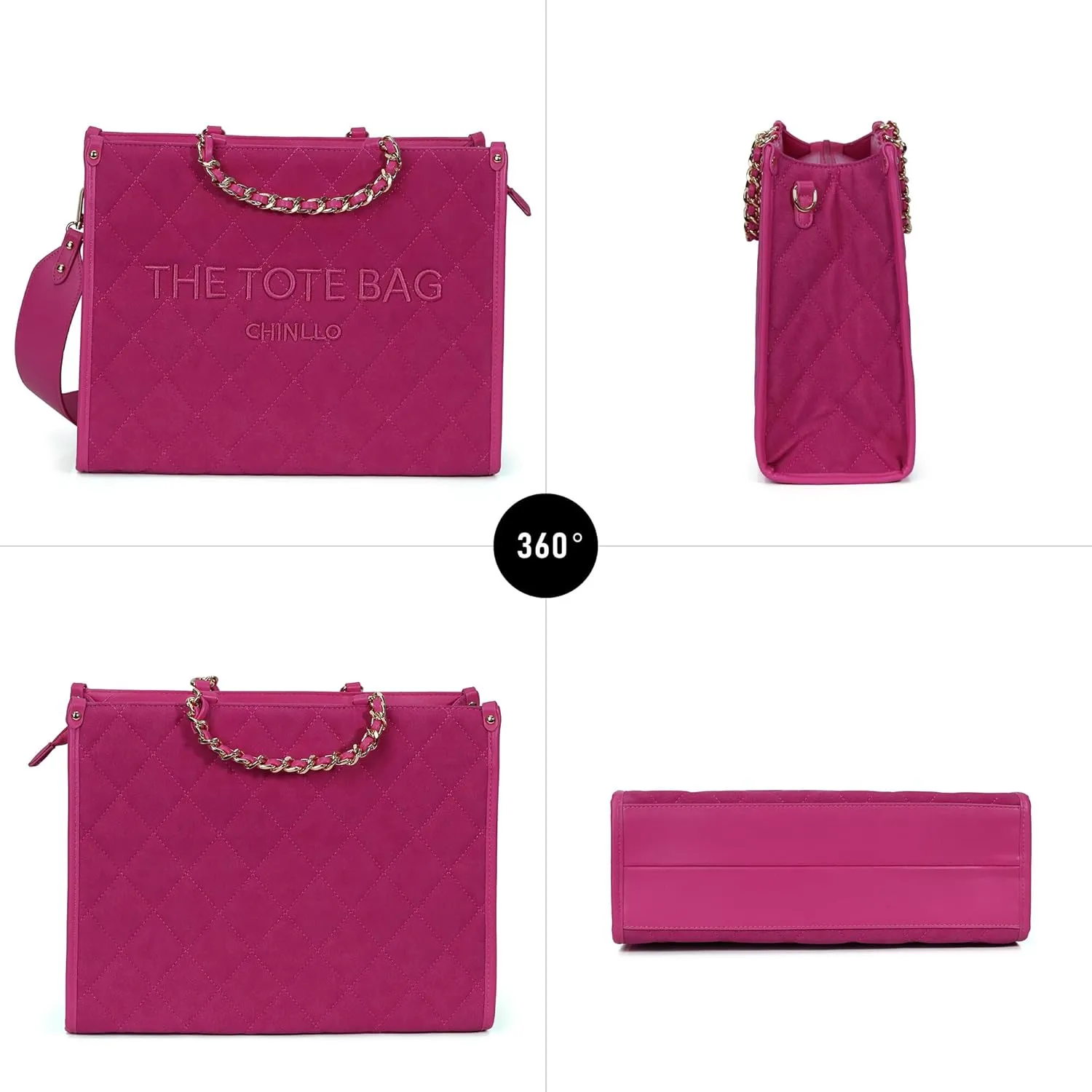 Tote Bag for Women, Top Handle Stachel Purse and Handbags with Shoulder Strap