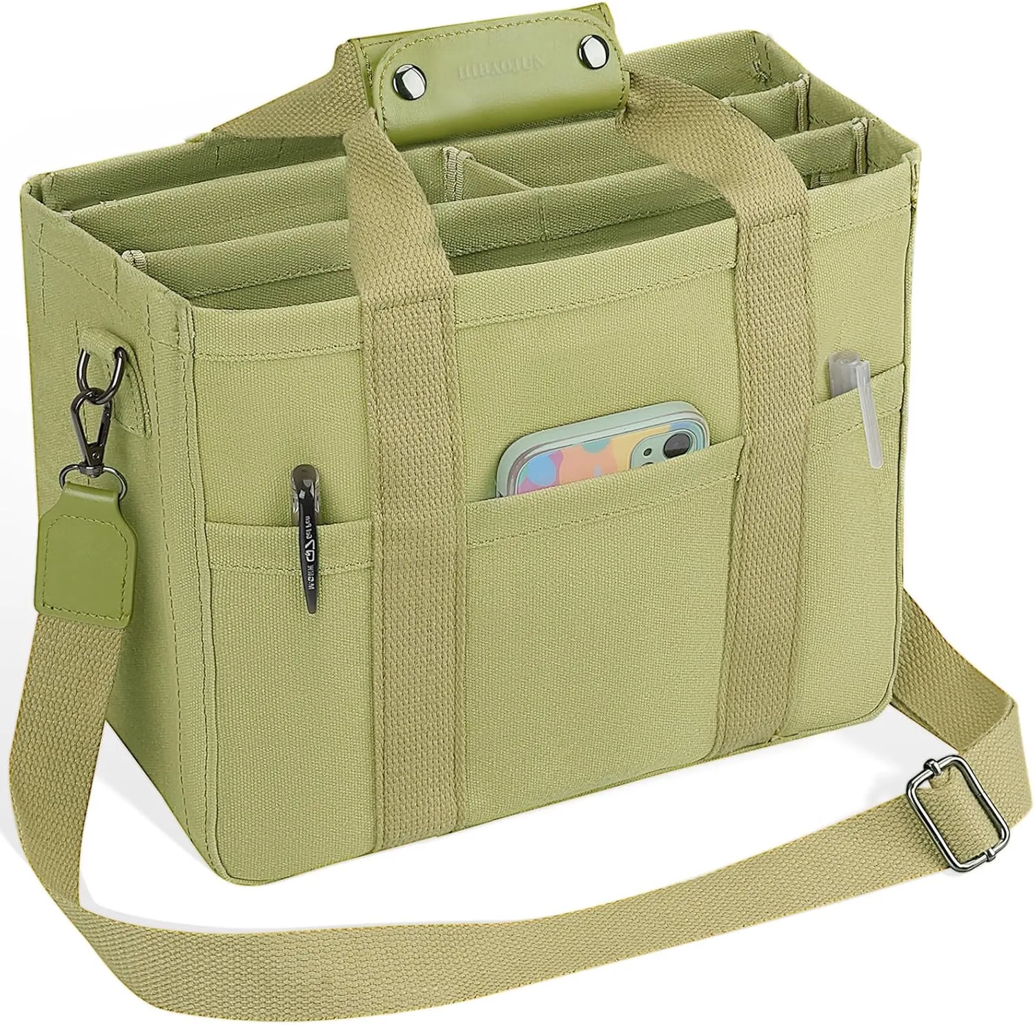 Tote Bag with Compartments Church Bible Bag Laptop Large Tote Bag for Women Nice Gift.