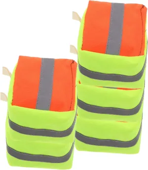 Totority Interactive Outdoor Toss Games 5pcs Bean Bags Reflective Strips Rice Husk Filling for Boys and Girls Adults Night Visibility Toys