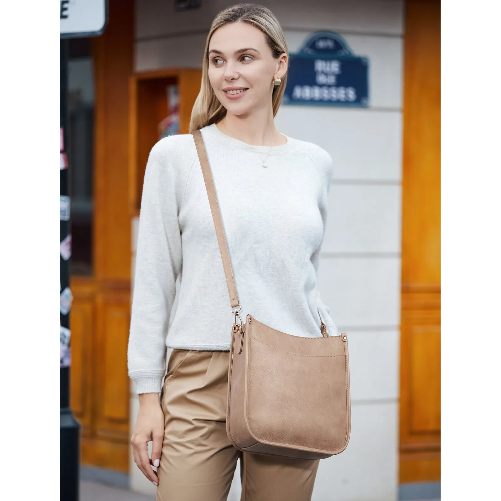 Trendy Medium Crossbody Bags with Two Straps