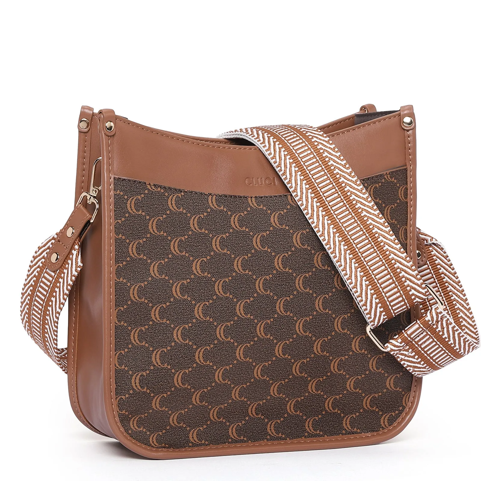 Trendy Medium Crossbody Bags with Two Straps