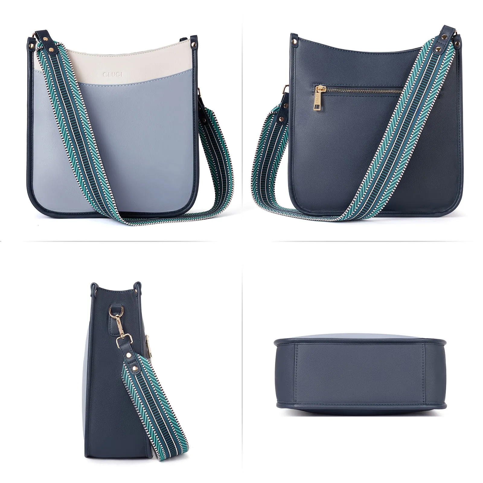 Trendy Medium Crossbody Bags with Two Straps