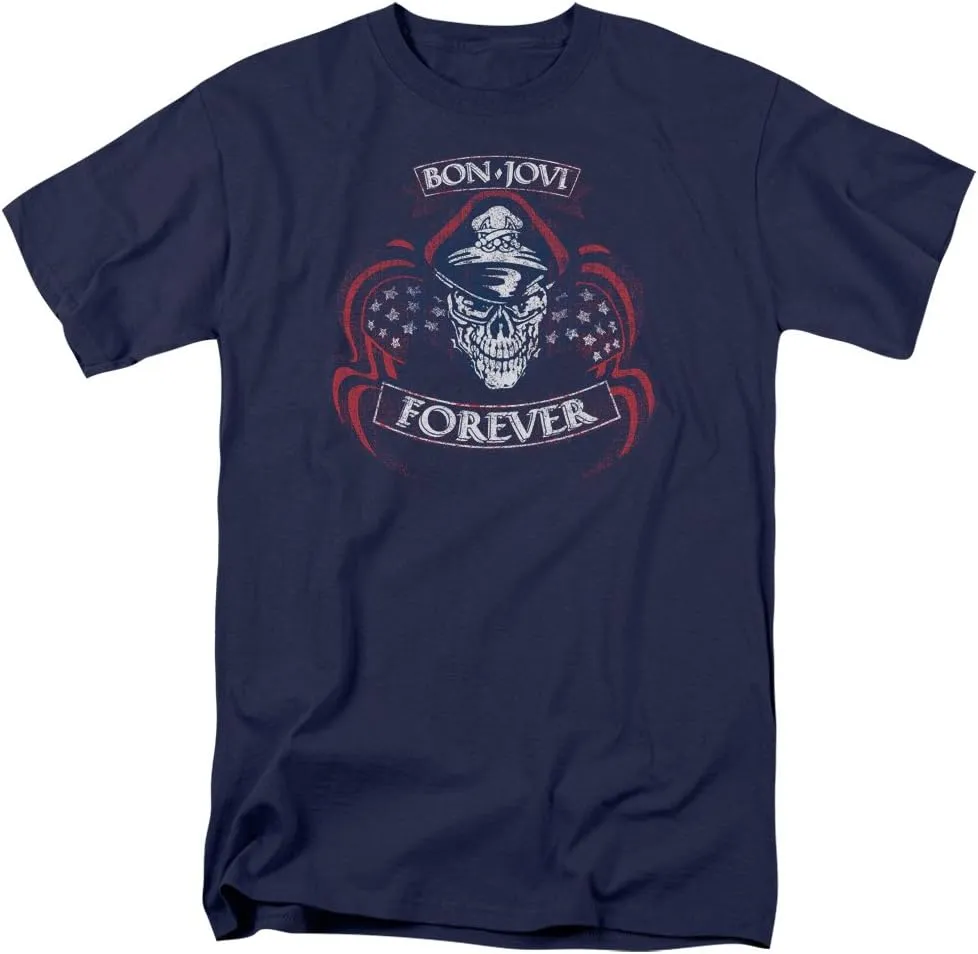 Trevco Bon Jovi- Forever Distressed T-Shirt Size 4XL