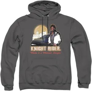 Trevco Knight Rider Full Moon Unisex Adult Pull-Over Hoodie