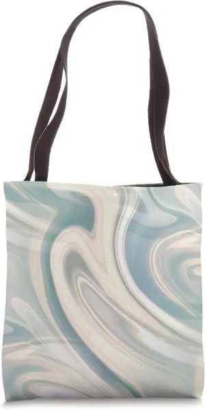 trippy swirl print grey gray psychedelic Tote Bag