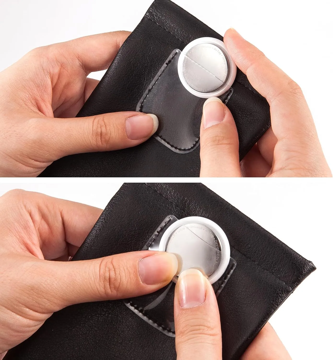 TRIUMPH VISION Squeeze Leather Sunglasses Pouch - 3 Pack Spring Storage Glasses Pouch Holder