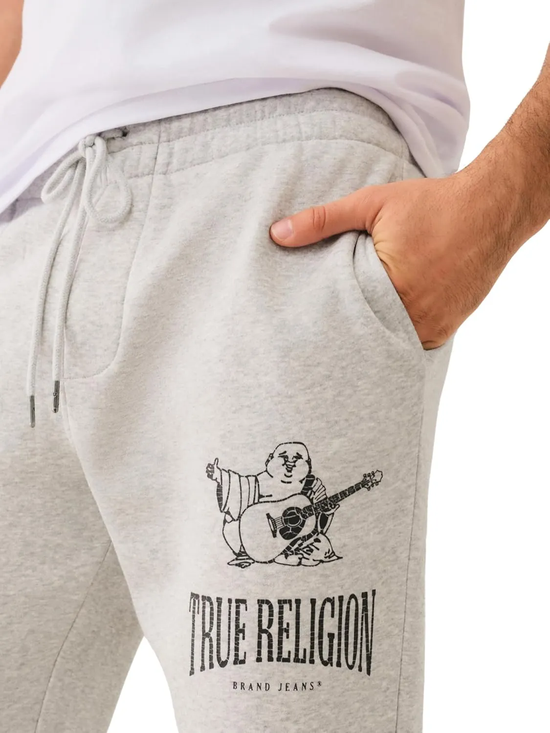 True Religion Men's Crackle Classic Jogger